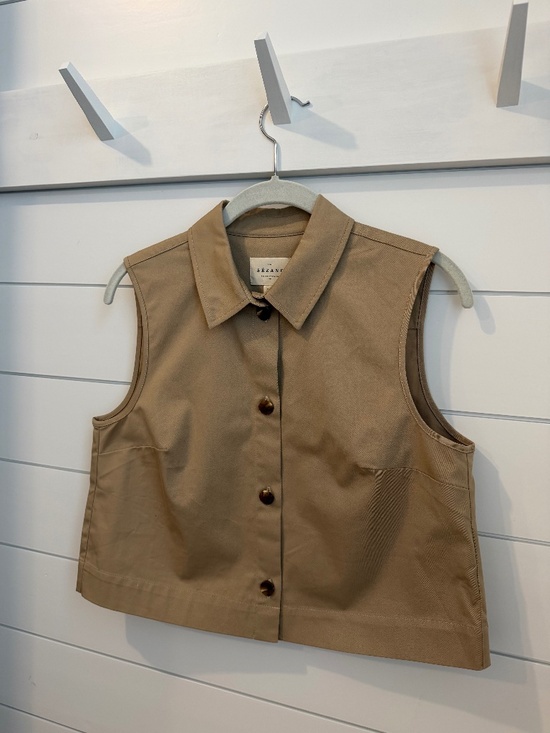 Sezane Tops - Sezane Harmonie Shirt Clay - Size 6